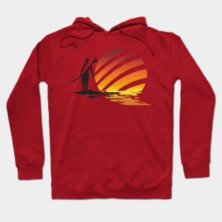 Surfing Sunrise Hoodie